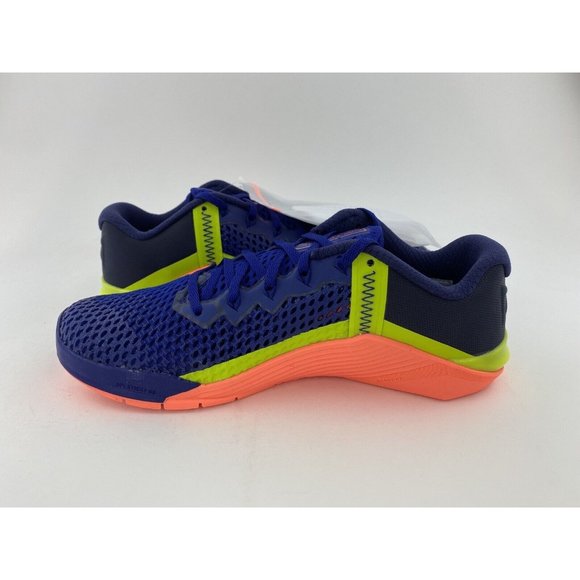NEW Nike Metcon 6 Deep Royal Blue Mango Men's Cross Fit Training Shoes - Picture 12 of 12